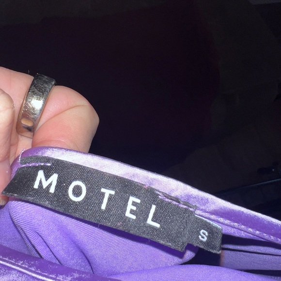 Motel Rocks Purple Mini Dress - Picture 5 of 5